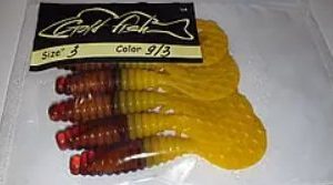 Силікон Кирлиграб 3" сьедобный "Gold fish" color 9/3