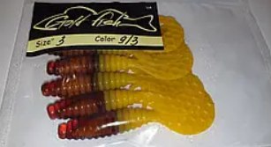 Силікон Кирлиграб 3" сьедобный "Gold fish" color 9/3