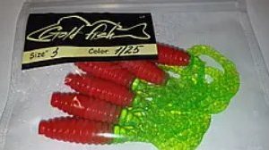 Силікон Кирлиграб 3" сьедобный "Gold fish" color 1/25
