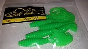 Силікон Кирлиграб 3" сьедобный "Gold fish" color 23