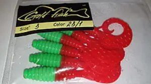 Силікон Кирлиграб 3" сьедобный "Gold fish" color 23/1