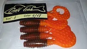 Силікон Кирлиграб 3" сьедобный "Gold fish" color 4/18
