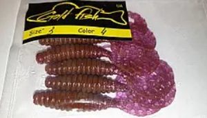 Силікон Кирлиграб 3" сьедобный "Gold fish" color 4
