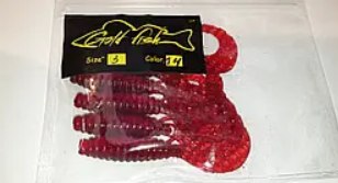 Силікон Кирлиграб 3" сьедобный "Gold fish" color 14