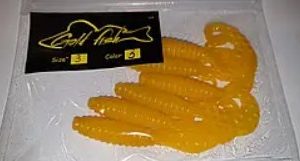 Силікон Кирлиграб 3" сьедобный "Gold fish" color 3