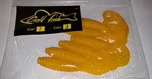 Силікон Кирлиграб 3" сьедобный "Gold fish" color 3
