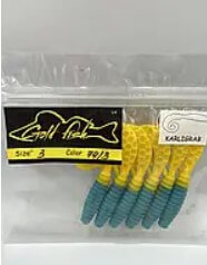 Силікон Кірліграб 3" знімний "Gold fish" color 74/3