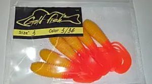 Силікон TRIPLE 3" сьедобный "Gold fish" color 3/36