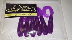 Силікон TRIPLE 3" сьедобный "Gold fish" color 28