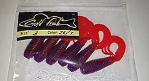 Силікон TRIPLE 3" сьедобный "Gold fish" color 28/1