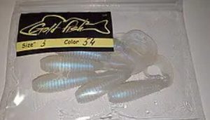 Силікон TRIPLE 3" сьедобный "Gold fish" color 54