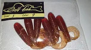 Силікон TRIPLE 3" сьедобный "Gold fish" color 9