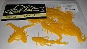 Силікон бабка 2" сьедобный "Gold fish" color 3