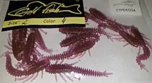 Силікон бабка 2" сьедобный "Gold fish" color 4