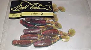 Силікон Predator 2" сьедобный "Gold fish" color 7