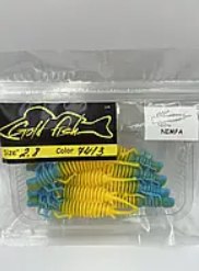 Силікон Німфа 2,8" знімний "Gold fish" color 74/3