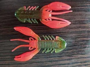 Силікон рак 2,5" сьедобный "Gold fish" color 60/40