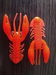 Силікон рак 2,5" сьедобный "Gold fish" color 40
