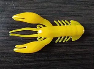 Силікон рак 2,5" сьедобный "Gold fish" color 3