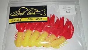 Силікон рак 2,5" сьедобный "Gold fish" color 1/13