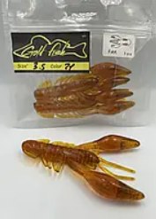 Силікон рак 3,5" сьедобный "Gold fish" color 21