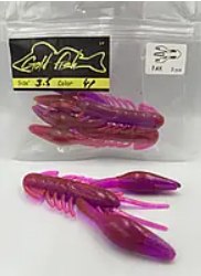 Силікон рак 3,5" сьедобный "Gold fish" color 41
