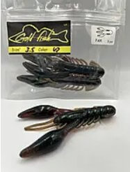 Силікон рак 3,5" сьедобный "Gold fish" color 42