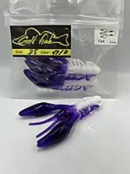 Силікон рак 3,5" сьедобный "Gold fish" color 12/8