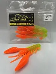 Силікон рак 3,5" сьедобный "Gold fish" color 36/25