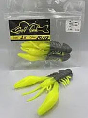 Силікон рак 3,5" сьедобный "Gold fish" color 20/13