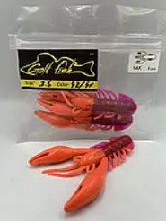 Силікон рак 3,5" сьедобный "Gold fish" color 43/41