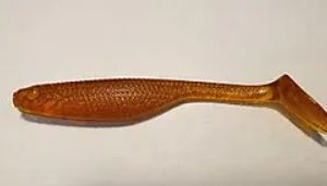 Силікон SLIM 3.6" 90мм сьедобный "Gold fish" color 21