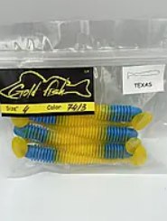 Силікон Texas 4" знімний "Gold fish" color 74/3