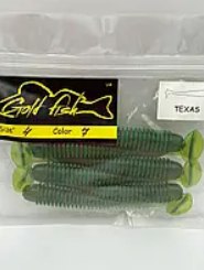 Силікон Texas 4" знімний "Gold fish" color 7