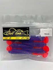 Силікон Texas 4" знімний "Gold fish" color 71/40
