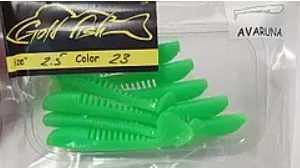 Силікон AVARUNA 2.5" сьедобный "Gold fish" color 23