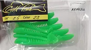 Силікон AVARUNA 2.5" сьедобный "Gold fish" color 23