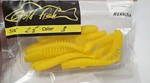 Силікон AVARUNA 2.5" сьедобный "Gold fish" color 3
