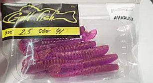 Силікон AVARUNA 2.5" сьедобный "Gold fish" color 41