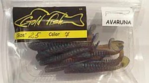 Силікон AVARUNA 2.5" сьедобный "Gold fish" color 7