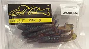 Силікон AVARUNA 2.5" сьедобный "Gold fish" color 7