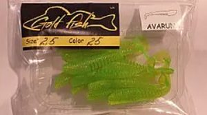 Силікон AVARUNA 2.5" сьедобный "Gold fish" color 25