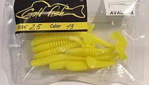 Силікон AVARUNA 2.5" сьедобный "Gold fish" color 13