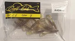 Силікон MADWAD 1.6" сьедобный "Gold fish" color 7