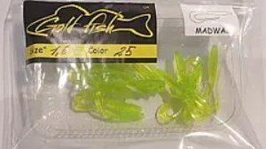 Силікон MADWAD 1.6" сьедобный "Gold fish" color 25