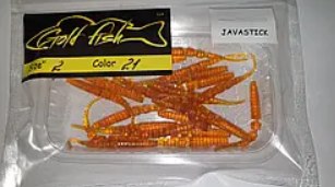 Силікон джавастик 2" сьедобный "Gold fish" color 21