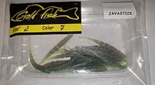 Силікон джавастик 2" сьедобный "Gold fish" color 7