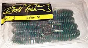 Силікон Джміль 3" сьедобный "Gold fish" color 7