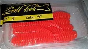 Силікон Джміль 3" сьедобный "Gold fish" color 40