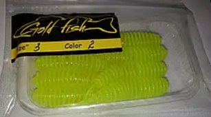 Силікон Джміль 3" сьедобный "Gold fish" color 2